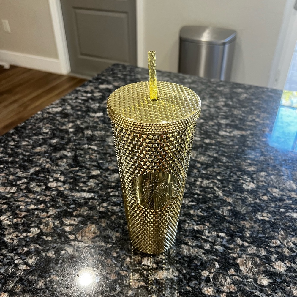 Gold studded Starbucks Tumblr